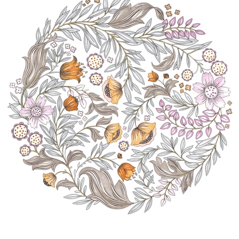 Текстура Arts & Crafts 86389142