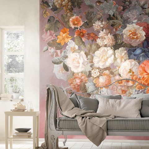 Текстура Цветариум Still life with flowers color 1
