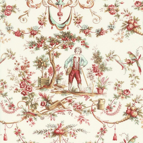 Текстура Les belles toiles de jouy 87973476
