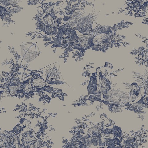 Текстура Les belles toiles de jouy 87996706
